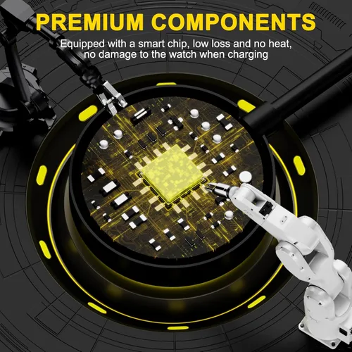 Vista 5 de Cable de carga USB C para reloj inteligente Samsung Galaxy Watch 7/Ultra/ 6/6 Classic/ 5/5 Pro/ 4/4 Classic/ 3/FE/Active 2/1 con enchufe adaptador