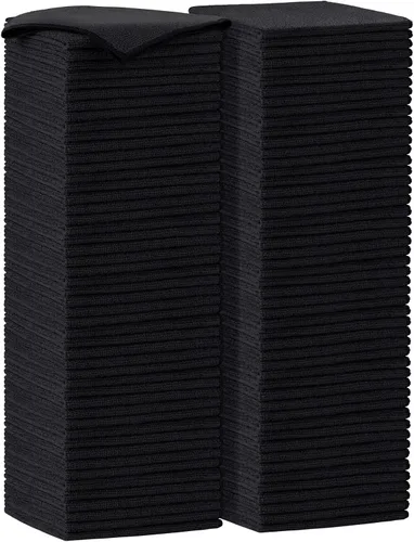 Vista 34 de AIDEA Paquete de 8 paños de limpieza de microfibra, toallas de microfibra suave para automóviles, trapos de limpieza absorbentes, sin pelusas, sin