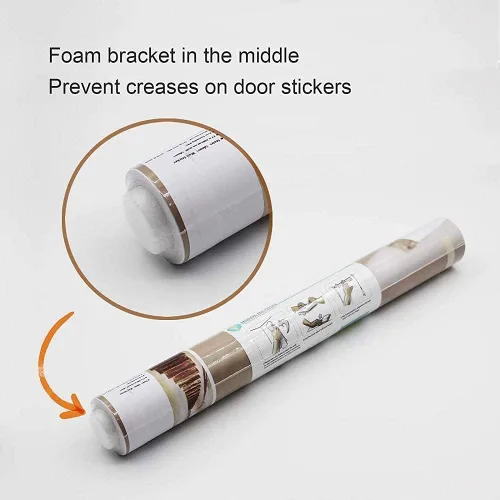 Vista 7 de Adhesivo 3D para puerta, mural para despegar y pegar, papel tapiz de bodega de vino, calcomanías autoadhesivas extraíbles de PVC, impermeable