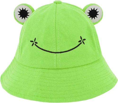 Vista 30 de Haoohu Gorra de algodón para adultos, diseño de rana, sombrero de sol para fiesta de disfraces