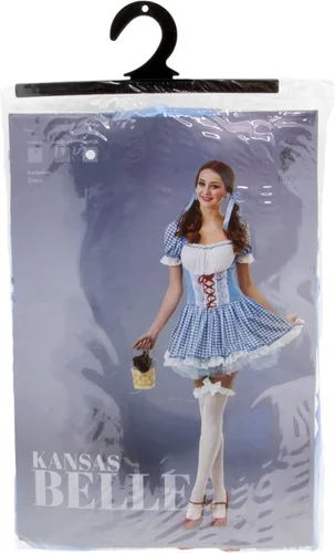 Vista 5 de Kansas Belle - Disfraz de Halloween para mujer vestido de libro de Dorothy of Oz