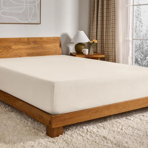 Vista 12 de Bare Home Sábana bajera ajustable de franela 100% algodón, aterciopelada suave y pesada, franela de doble cepillado, bolsillo profundo