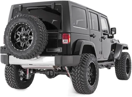 Vista 3 de Rough Country 1053 separador de porta neumáticos de rueda de repuesto para Jeep