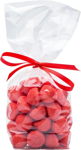 Vista 11 de Wowfit Bolsas de celofán, 10 unidades de 9x20 pulgadas Bolsas de celofán transparentes perfectas para regalos, presentes, botellas de vino