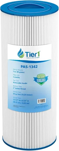 Tier1 Cartucho de filtro de piscina y spa | Reemplazo para Jacuzzi J300, J400, 6541-383, Pleatco PJW60TL-OT-F2S, Filbur FC-2715, Unicel 6CH-961 y
