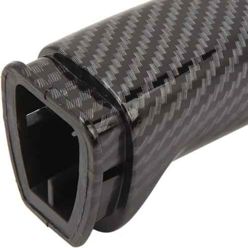 Vista 9 de Keenso Cubierta de freno de mano, aspecto de fibra de carbono, mango de freno de estacionamiento, repuesto para E46 E60 E90 E92 F30