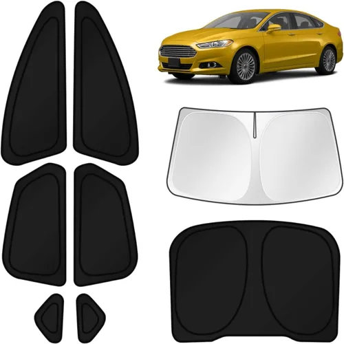 Vista 204 de KUST - Parasol plegable para parabrisas para BMW X1 E84, accesorios 2011 2012 2013 2014 2015, protector de visera de sol ajustable que bloquea
