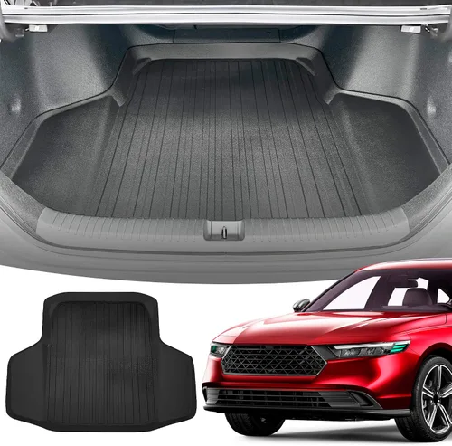 Vista 10 de Forro de carga prémium para Honda Accord LX Sport Sedan 2013-2017 – 100% de protección, alfombrilla de maletero de automóvil de ajuste