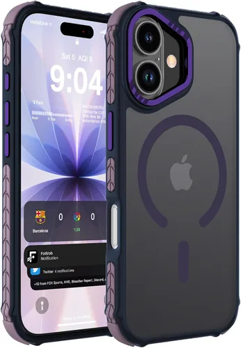 Vista 33 de DEERLAMN Funda Magnética Fuerte para iPhone Air 6.5 Pulgadas, [Compatible con Magsafe] [Protección contra caídas de grado militar] Funda protectora