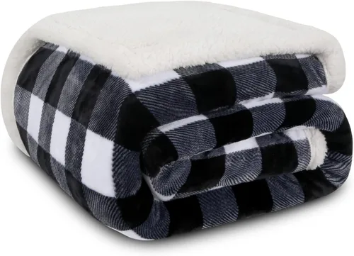 Vista 22 de MACEVIA Manta Decorativa de Forro Polar Sherpa para Sofá, Manta de Cebra 3D, Mullida, Gruesa, Cálida, Reversible, Acogedora, Cómoda, Súper Suave