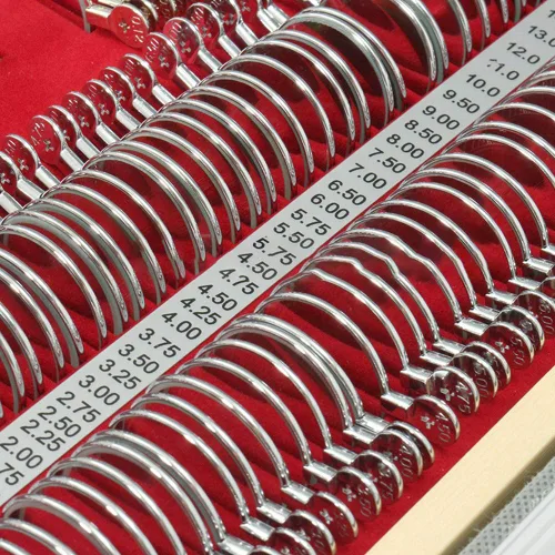 Vista 3 de Juego de lentes ópticas de prueba de oftalmología, kit de optometría, marco de prueba ajustable, optometría, óptica, gafas de prueba oculares, borde