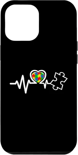 Vista 26 de Heart Puzzle Piece Heartbeat Cool Autism Awareness Case for iPhone 16