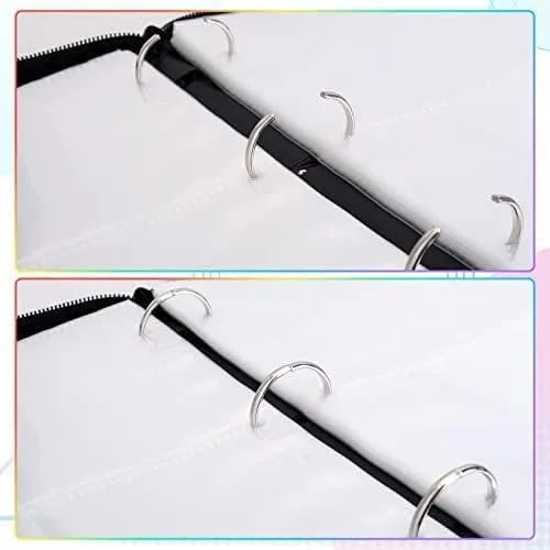 Vista 5 de Carpeta para tarjetas de 400 bolsillos, 4 bolsillos para tarjetas de intercambio, libro de almacenamiento para tarjetas de juego con 50 fundas