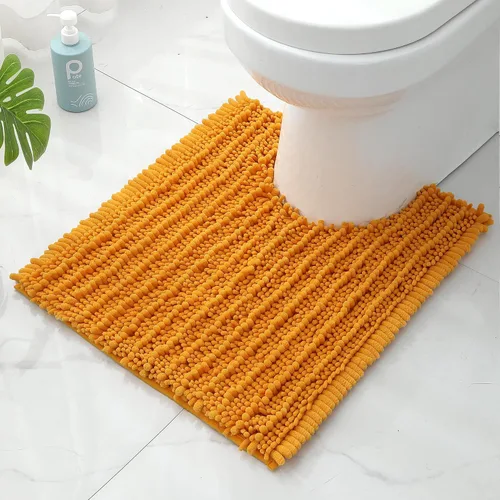 Vista 173 de FLOLEOPA Alfombras de baño de microfibra suave y esponjosa, tapetes de baño absorbentes, antideslizantes, lavables a máquina y de secado rápido