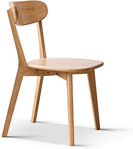 Vista 25 de Sillas de comedor 100% madera de roble macizo, prácticas sillas de cocina - Silla de madera para comedor, cocina (1, negro)