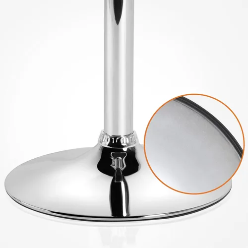 Vista 59 de Yaheetech - 4 taburetes de bar ajustables para mostrador de cocina, taburetes de bar/mostrador, silla de comedor giratoria hidráulica de piel Marrón