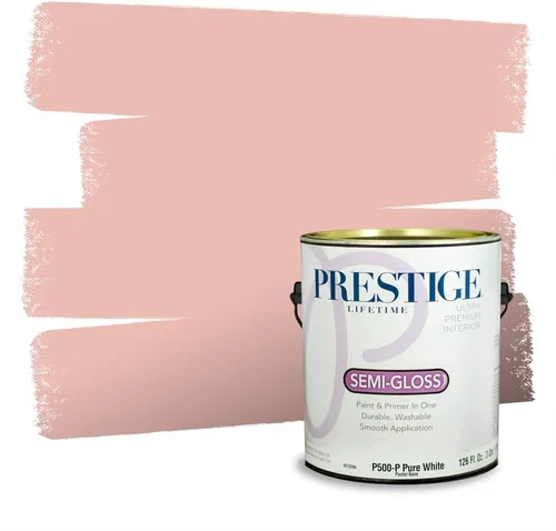 Vista 787 de Prestige Paints Pintura exterior e imprimación en uno, 1 galón, plano, coincidencia comparable de Valspar* Amber Rose*