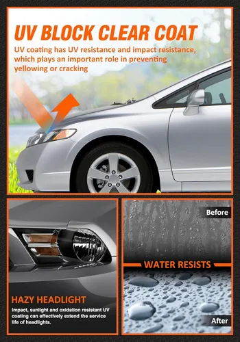 Vista 8 de Compatible con Ford 10, 11, 12, 13, 14, Mustang, carcasa negra, faros halógenos, reflector de esquina ámbar, repuesto lateral izquierdo y derecho