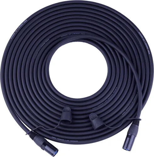 Vista 2 de Toronce - Cable Cat6 Ethercon RJ45 profesional en ambos extremos con conectores blindados (3 pies)