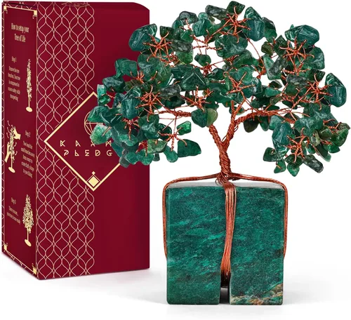 Vista 33 de Conjunto de árbol de cristal de 12 regalos únicos de cumpleaños para mujeres, hermana, mamá, decoración de oficina en el hogar, decoración