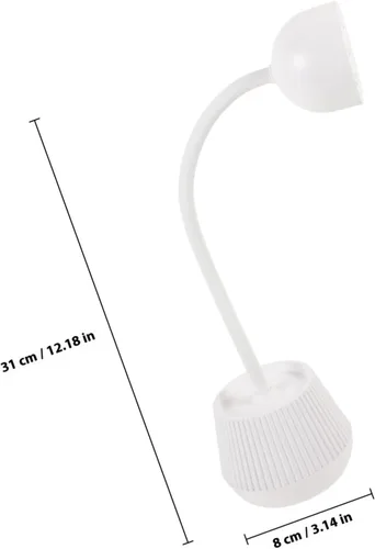 Vista 2 de ABOOFAN LED Nail Lamp for Gel Nails 24W Tabletop Curing Light with Power Cord for Professional Manicure and Gel Polish Drying