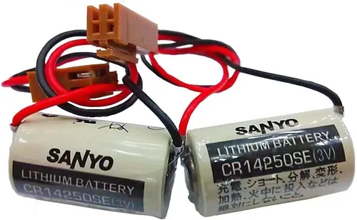 Vista 4 de (10 piezas) CR14250SE 3V PLC batería de litio para fuente de alimentación de respaldo SANYO AB 1747-BA