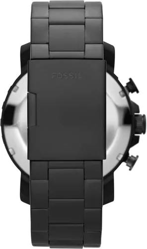 Vista 2 de Fossil Men's Nate Quartz Watch, Oversized Stainless Steel Chronograph Watch for Men