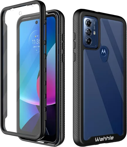 Vista 11 de wahhle Funda compatible con Motorola One 5G Ace, protector de pantalla integrado de cuerpo completo, a prueba de golpes, ajuste delgado, parachoques
