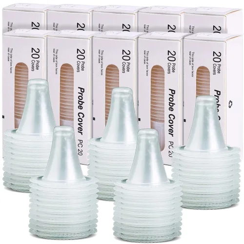 200 unidades de cubiertas para termómetro de oído, tapas de recambio, filtros de lente compatibles con todos los modelos Braun, incluyendo serie 7
