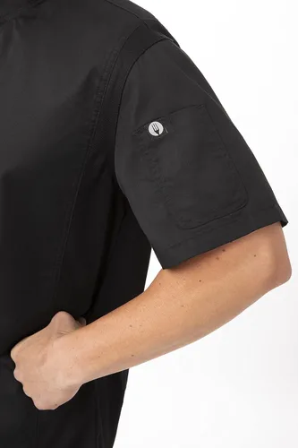 Vista 6 de Chef Works Springfield - Abrigo de chef para hombre
