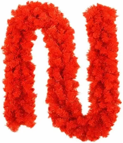 Vista 2 de Guirnalda de Navidad artificial de pino Colorado de 9 x 10 pulgadas (color azul)