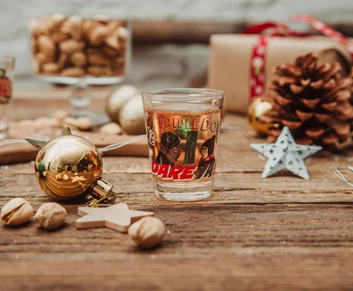 Vista 6 de A Christmas Story Quotes - Juego de 4 vasos de vaso de chupito de whisky de 2 onzas