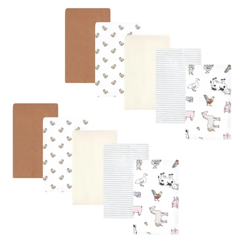 Vista 143 de Hudson Baby - Paños unisex de franela de algodón para bebé, avión, talla única