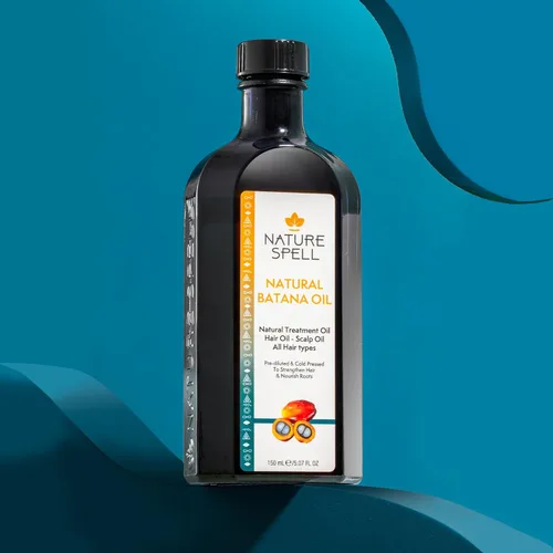 Vista 5 de Nature Spell Aceite de batana para el crecimiento del cabello, aceite de cuero cabelludo prediluido, fortalece y repara hebras dañadas, nutre e