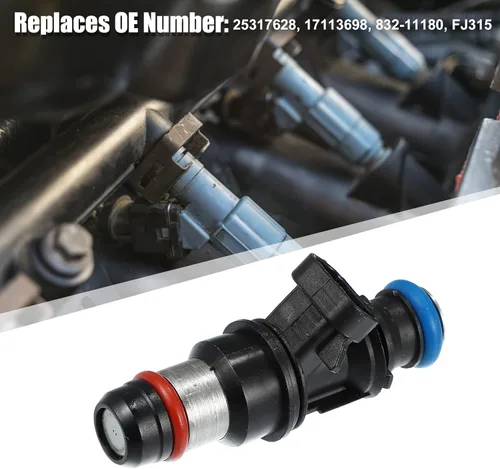 Vista 2 de X AUTOHAUX 8 piezas 25317628 de repuesto de inyector de combustible para Chevy Silverado para GMC Sierra 1500 2500 3500 para GMC Yukon XL para Chevy