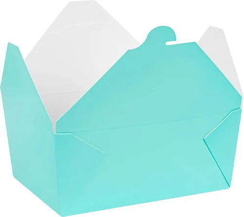 Vista 122 de Restaurantware Bio Tek - Cajas para llevar de 30 onzas, 200 loncheras para llevar, cierre de tabulación, resistentes al calor, desechables, de papel