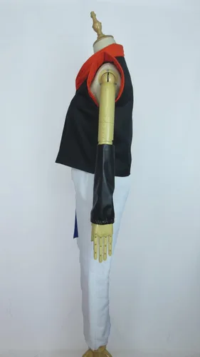 Vista 3 de Xiao Wu Saiyan super Gogeta uniforme traje clásica ropa disfraz de cosplay