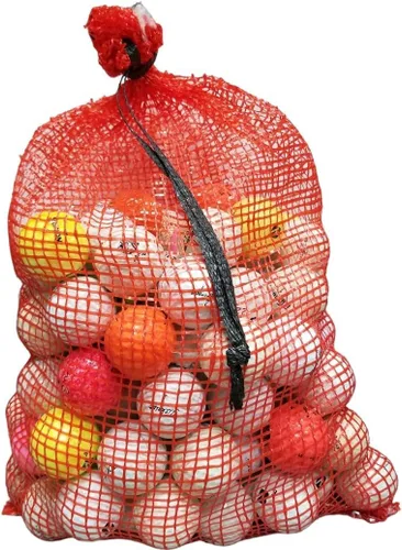 Vista 2 de Golf Ball Planet 100 Bolas para prácticas/shag/golpes/rango usadas en bolsa de malla mixta