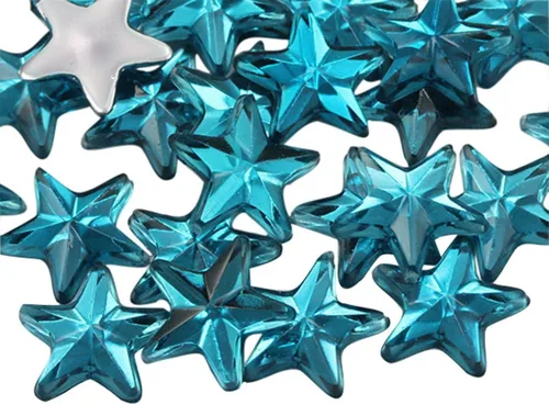 Vista 15 de Allstarco Gemas de plástico acrílico con parte trasera plana de 0.591 in para joyas, manualidades, disfraces, invitaciones, cosplay, 100