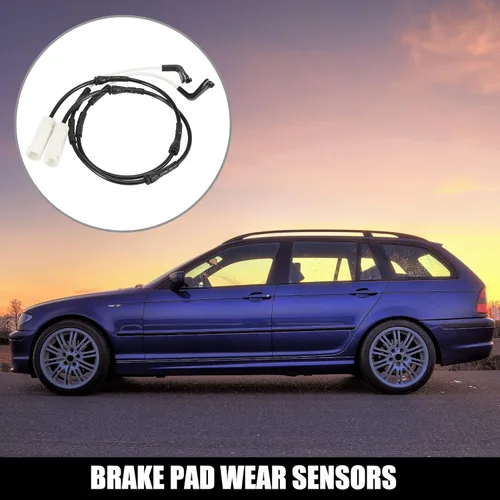 Vista 2 de X AUTOHAUX 2pcs NO.34356779619 Sensor de desgaste de la pastilla de freno delantera del coche para BMW 135i 2008-2011