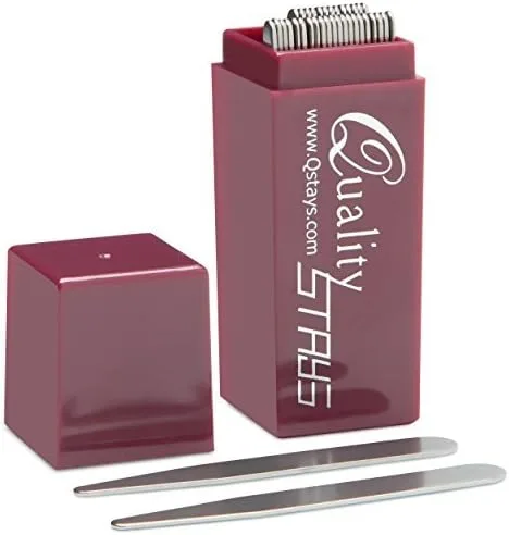 Collar de acero inoxidable de 2.5 pulgadas para hombre, juego de 36 camisas de vestir, Acero inoxidable