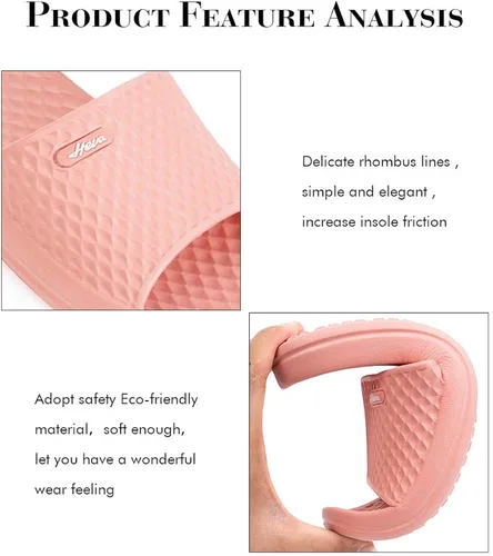 Vista 4 de FUNKYMONKEY - Pantuflas de baño antideslizantes para mujer uso interior o playa