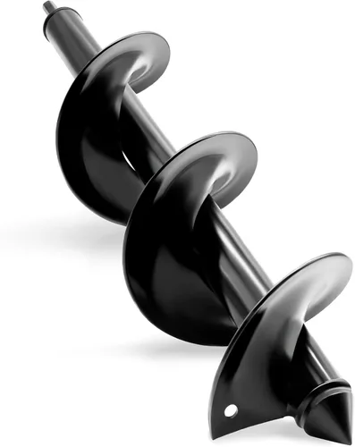 Vista 12 de SYITCUN Broca de taladro para plantar – Broca en espiral de 3 x 12 pulgadas – Herramienta de maceta de bulbos y excavadora de agujeros para poste