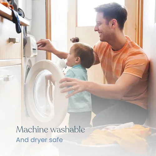 Vista 7 de HALO Funda de colchón transpirable para cuna, malla acolchada, impermeable, ajuste universal para cuna estándar y camas de niños pequeños, fácil