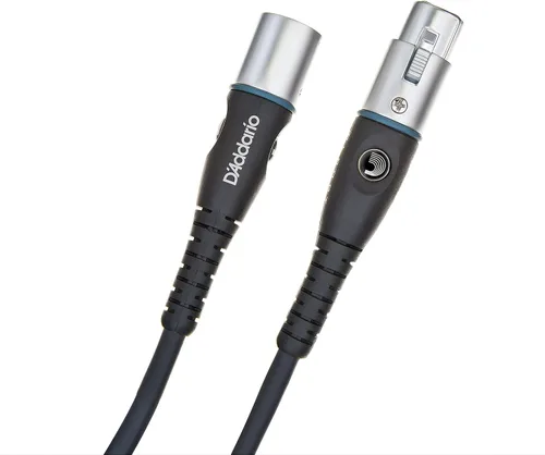 Cable de micrófono de la marca Planet Waves, modelo Classic Series XLR, Negro