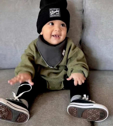 Vista 2 de DiaperSquad's 100% Organic Cotton Baby Drool Bibs, Super Absorbent & Adjustable Baby Bibs for Drooling and Teething