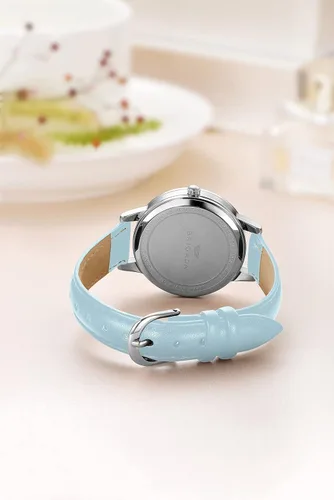 Vista 5 de BRIGADA - Reloj de mujer elegante reloj para mujer correa de cuero reloj de chicas para mujer impermeable