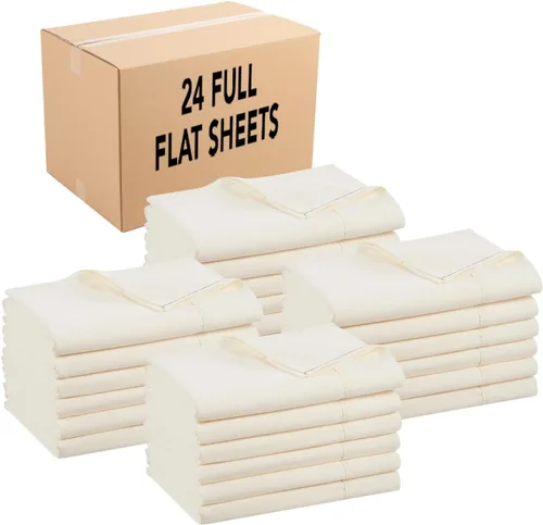 Vista 14 de Arkwright - Sábanas encimeras a granel de tamaño individual, paquete de 6 unidades, sábana superior hipoalergénica de microfibra cepillada suave