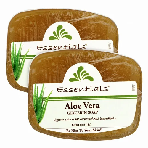 Vista 8 de Clearly Natural Essentials Aloe Vera Jabón de glicerina puro y natural 4 oz