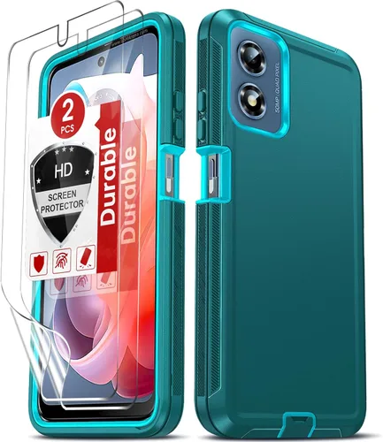 Vista 11 de LeYi Compatible para Moto G Play 2023 Funda: Funda para Teléfono Motorola G Power 2022 con 2PCS Protector de Pantalla, Cubierta a Prueba de Golpes